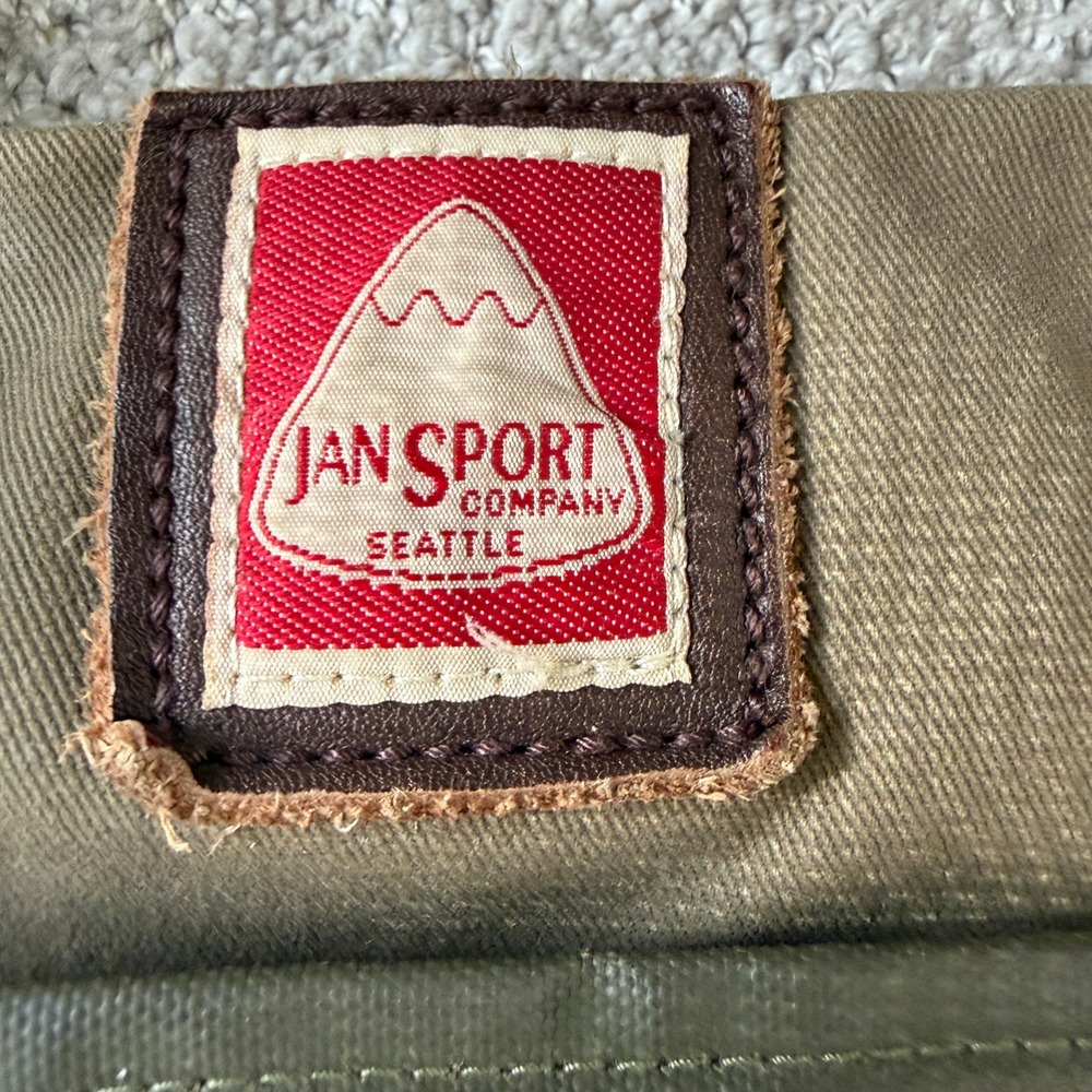 JanSport Seattle Skip Yowell Green Machine Brannon Messenger‎ Tote Bag Rare - Picture 3 of 15
